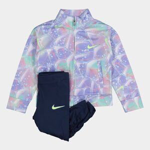 NEW Nike Dream Chaser Tricot Legging and Jacket 2 Pc Set Kids Girl Size 18 month